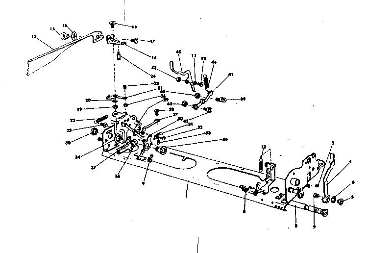 Top rail and line space