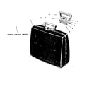 Sears 7045001 carrying case parts diagram
