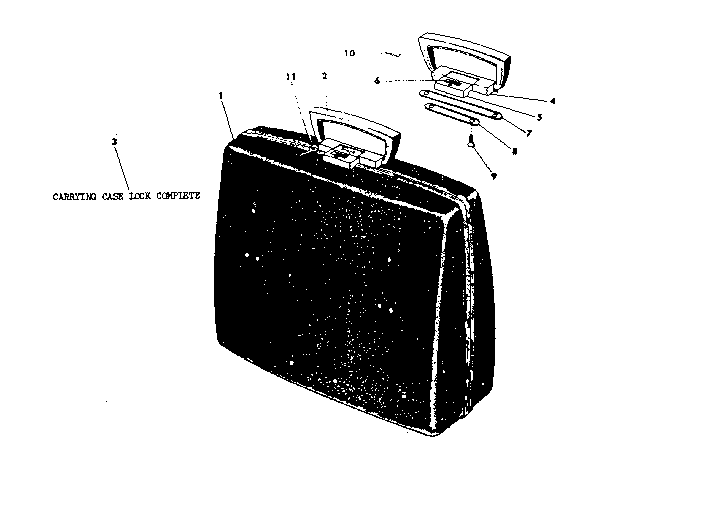 Carrying case parts