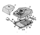 Sears 87158250 cover assembly diagram