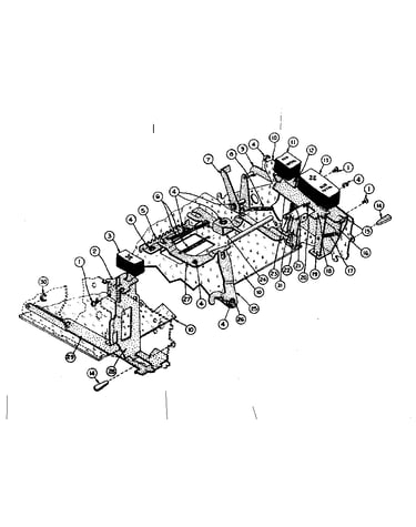 Main frame and control keys unit