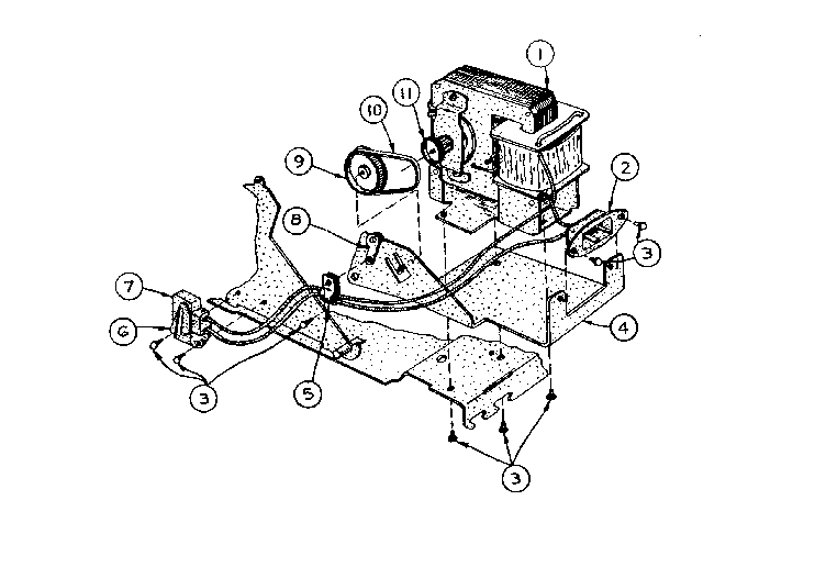 Motor & switch assembly