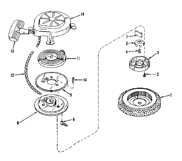Rewind starter