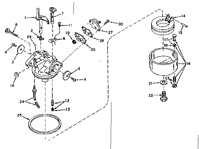 CARBURETOR NO. 631647