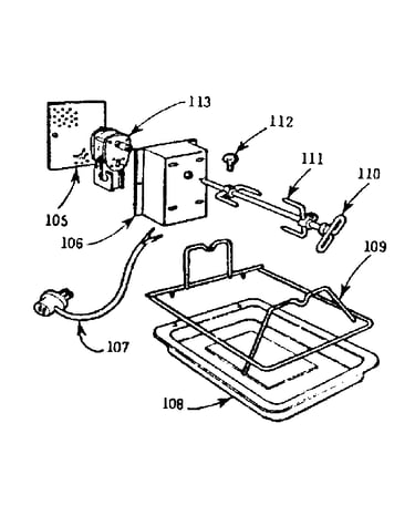 Optional equipment - oven rotisserie