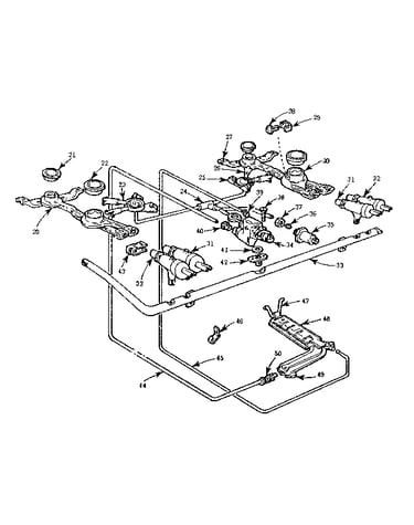 Burner section
