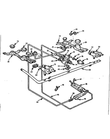 Burner section