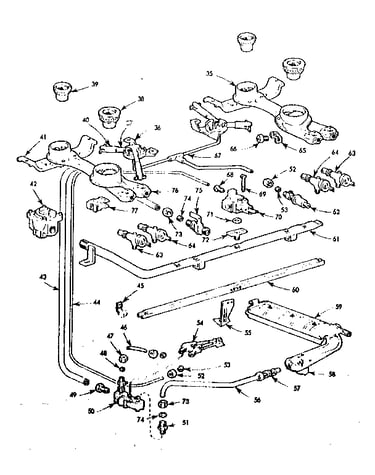 Burner section