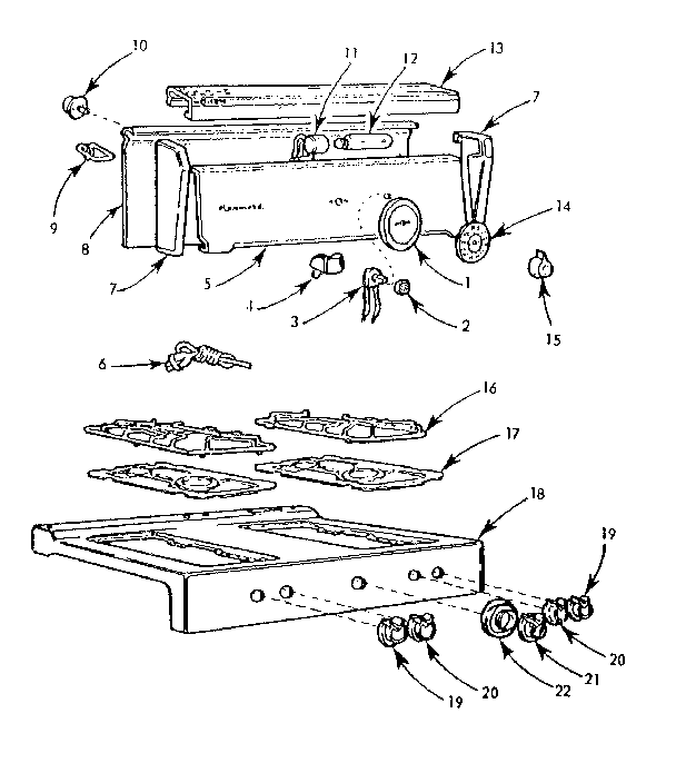 BACKGUARD AND MAINTOP