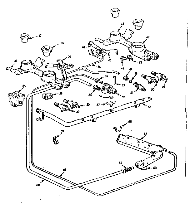 Burner section