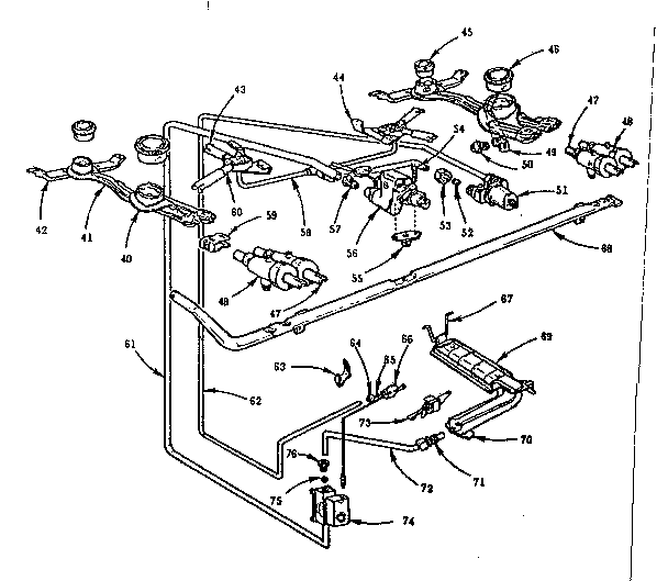 Burner section