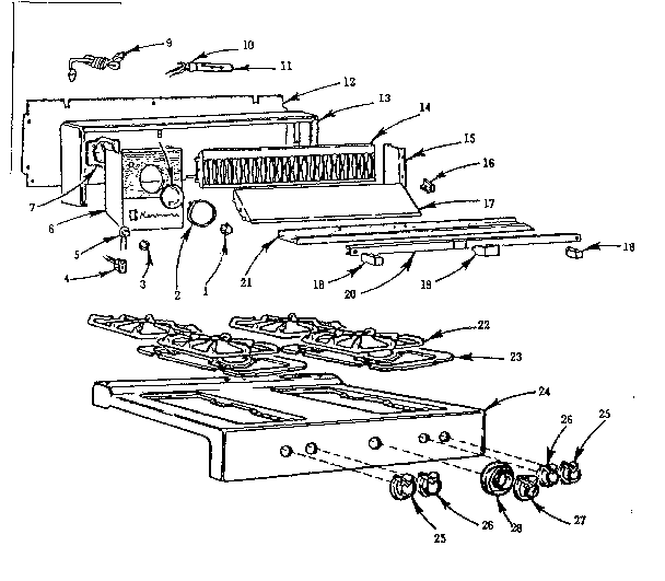 BACKGUARD AND MAIN TOP