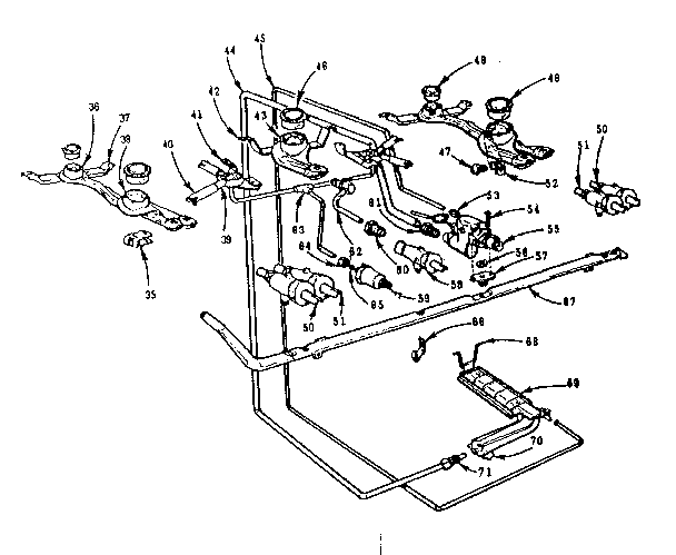Burner section