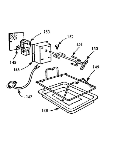 Optional equipment-oven rotisserie