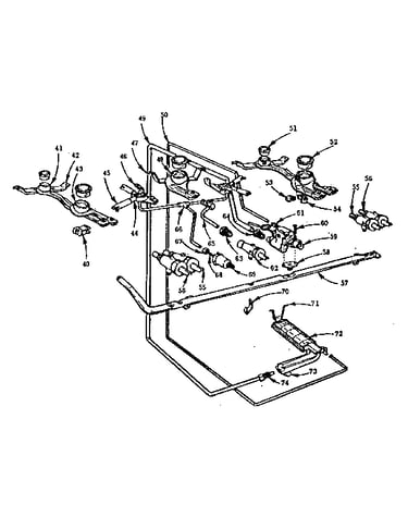 Burner section