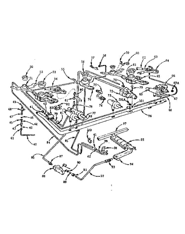 Burner section
