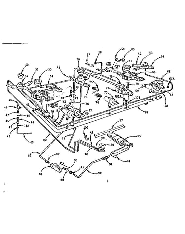 Burner section