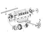 Sears 2611 cutting unit assembly diagram