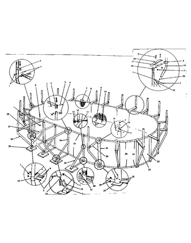 Connector tubes and supports