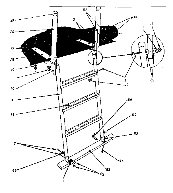 Inside ladder