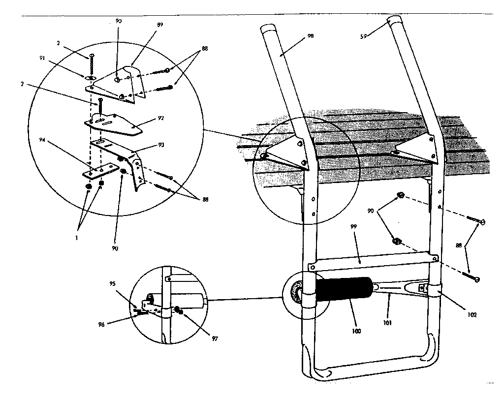 Outside ladder