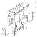 Kenmore 1065751100 cabinet and mounting parts diagram
