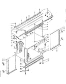 Cabinet and mounting parts