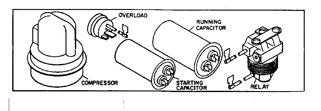 Compressor and related electrical components