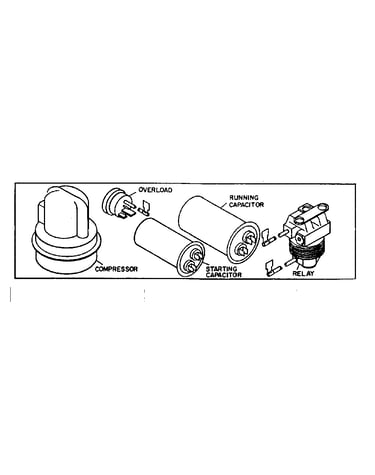 Compressor and related electrical components
