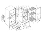 Kenmore 2536025130 cabinet parts diagram