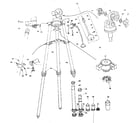 Sears 24104 tripod leg assembly diagram
