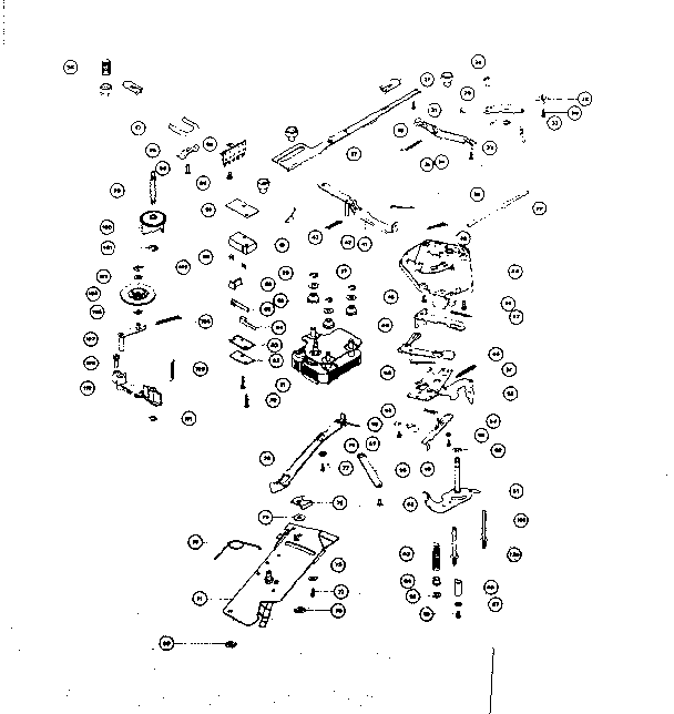 Parts below baseplate