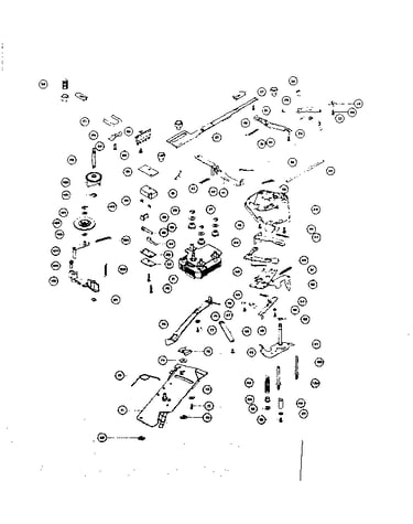Parts below baseplate
