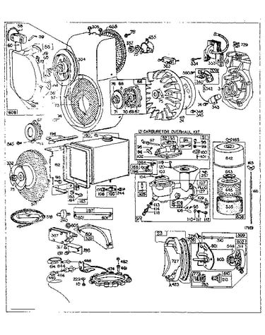 Rewind starter and flywheel assembly