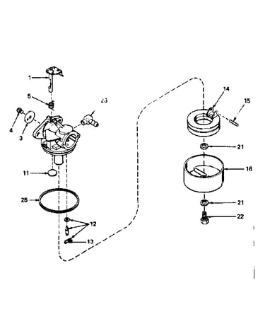 Carburetor no. 631612