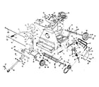 Craftsman 40226302 motor / frame and housing assembly diagram