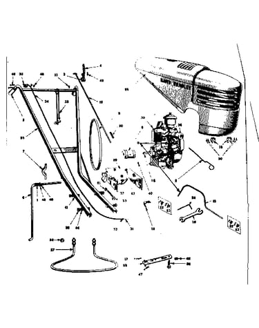Engine and handle controls