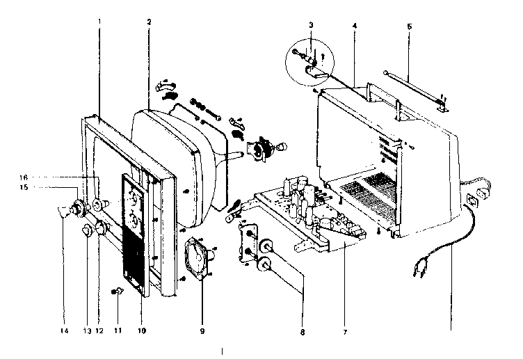 Cabinet parts list
