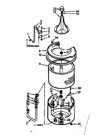 Tub and basket assembly