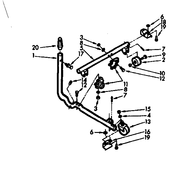 Caster assembly