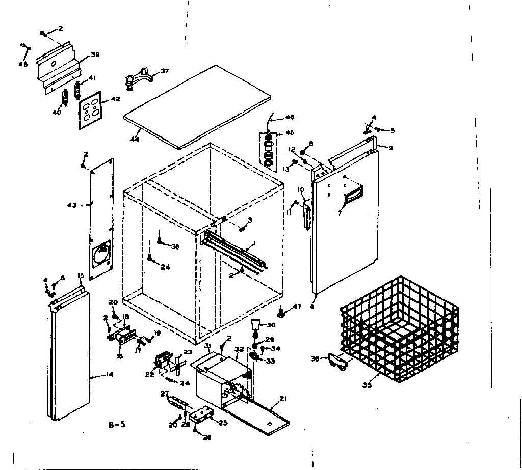 Lower cabinet assembly