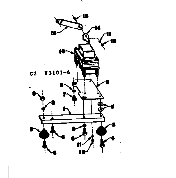 Reactor assembly and engine mounting support
