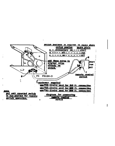 Connecting remote control switch