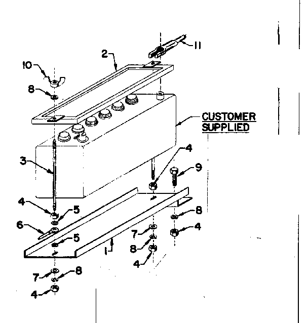 Battery support kit