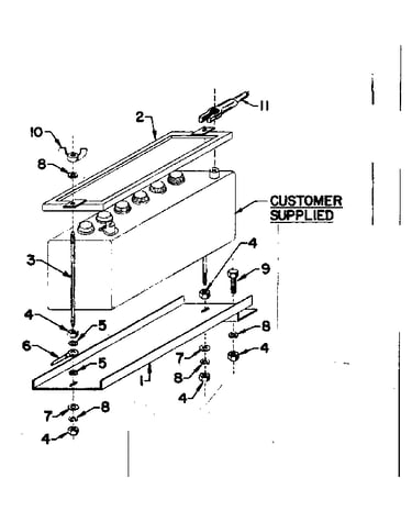 Battery support kit
