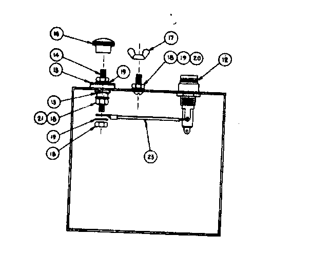 Connection & outlet box cover assembly