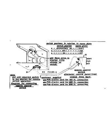 Connecting remote control switch