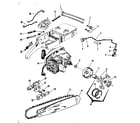 Craftsman 917351040 chain/blade and oil/fuel parts diagram