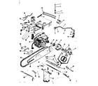 Craftsman 917351350 chain/bar and oil/fuel parts diagram
