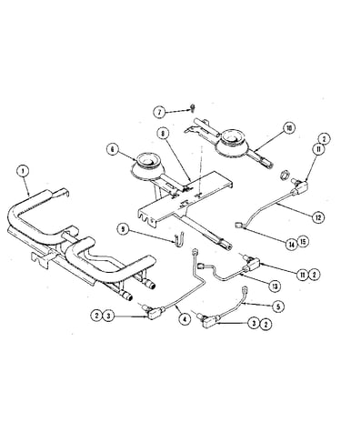 Burner/manifold assembly